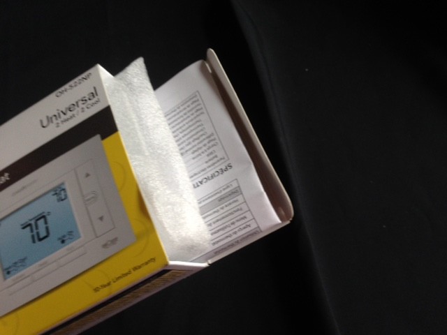 UNIVERSAL NON=PROGRAMMABLE THERMOSTAT NIB 5" DISPLAY OH-522NP