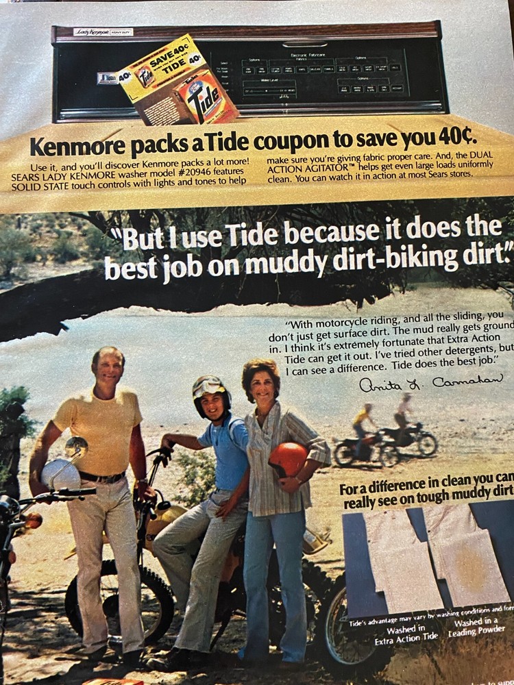 TIde Detergent, Full Page Vintage Print Ad