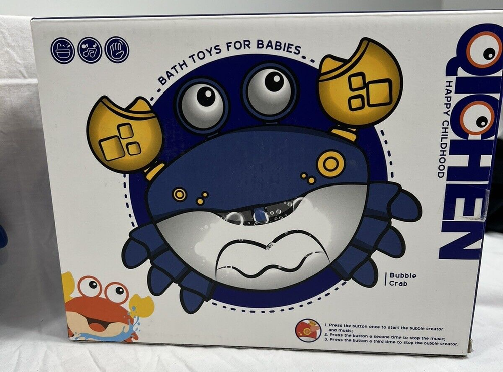 Qiochen Dancing Crab Bubble Machine - Bubble Blower for Kids