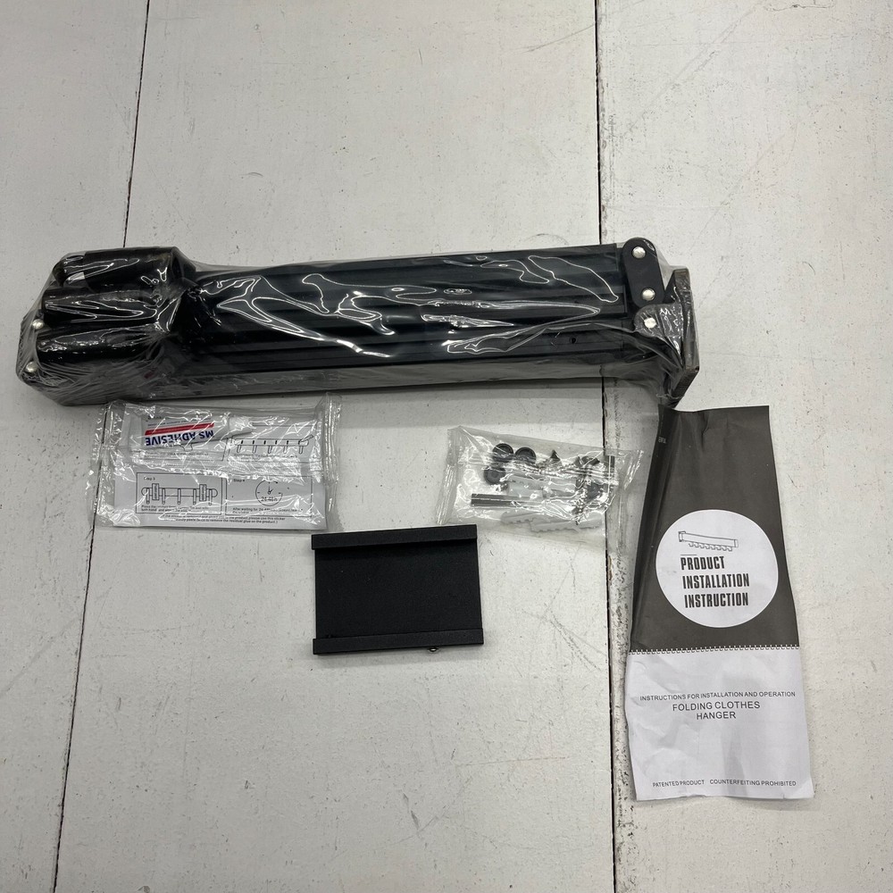 Black Folding Clothes Hanger NEW