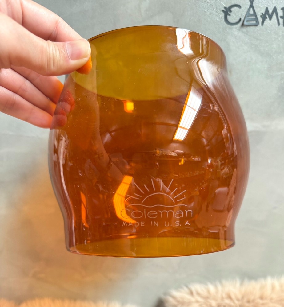 Coleman 236 237 238 290 295 lantern Amber globe borosilicate Replacement