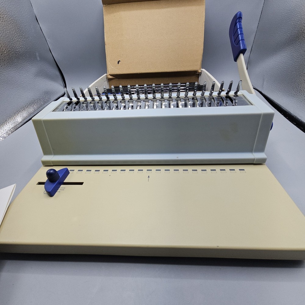Plastic Spiral Coil Insert Binding Machine Binder Manual Punching Holes Machine