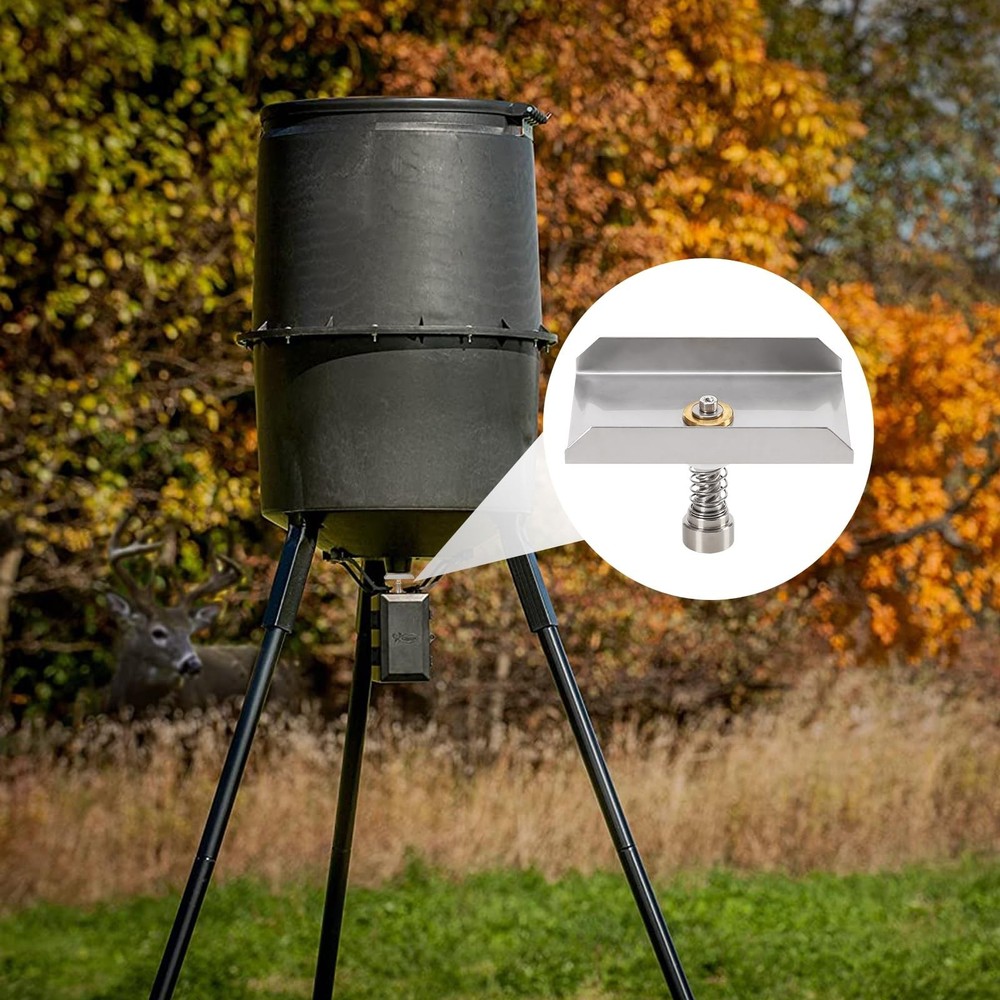 Rectangular Eliminator Spinner Plate Fits for Any Deer and Game Feeders with ...