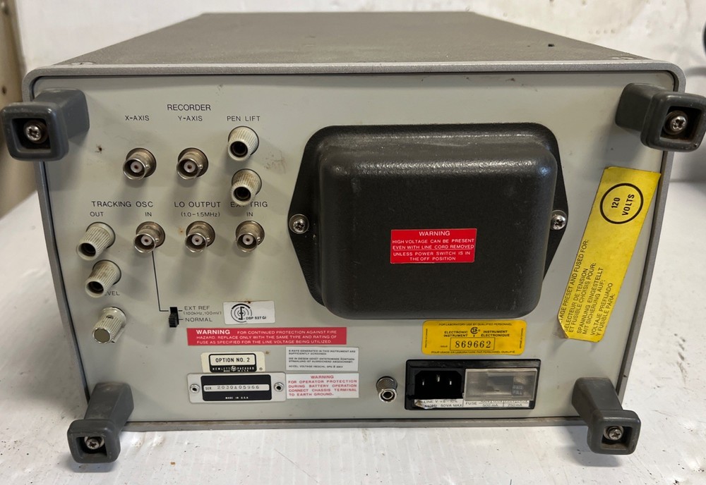 HP 3580A SPECTRUM ANALYZER TESTED WORKS 30 DAY RETURNS