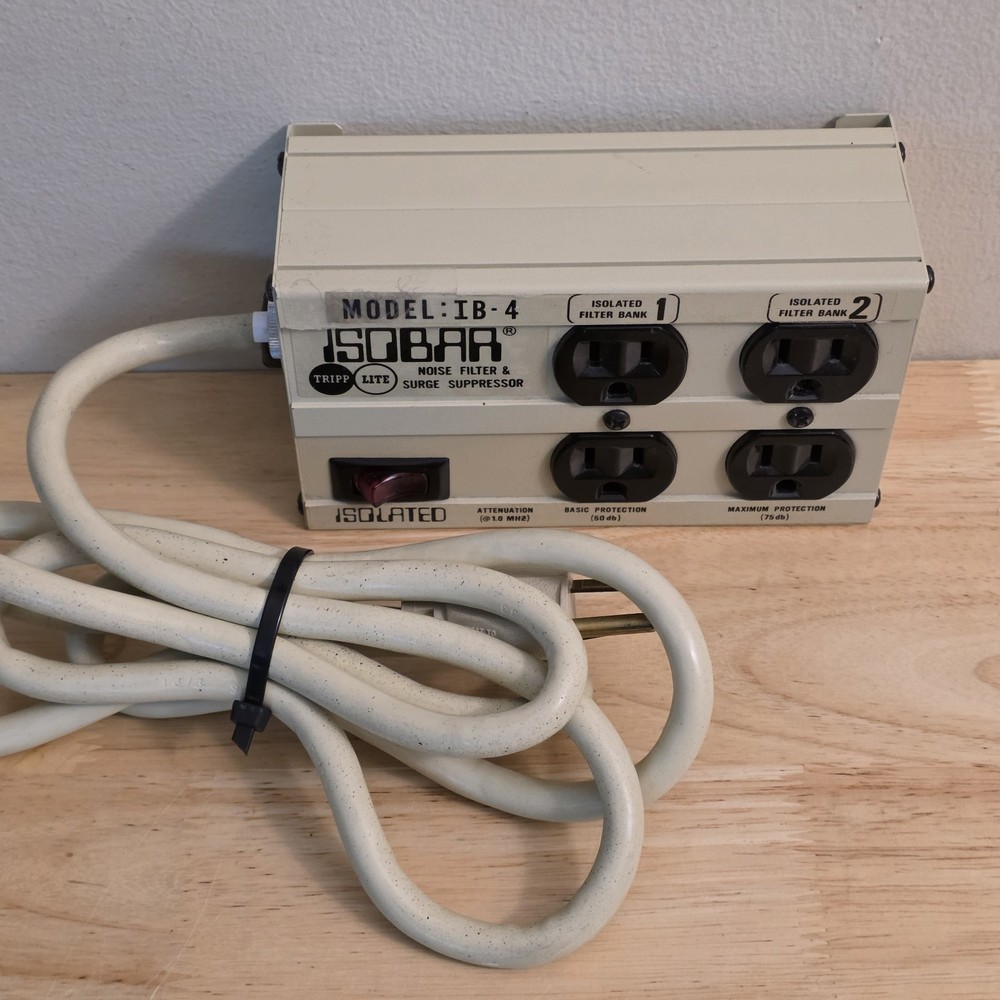 Tripp Lite Isobar Noise filter & Surge Suppressor IB-4 TESTED WORKING