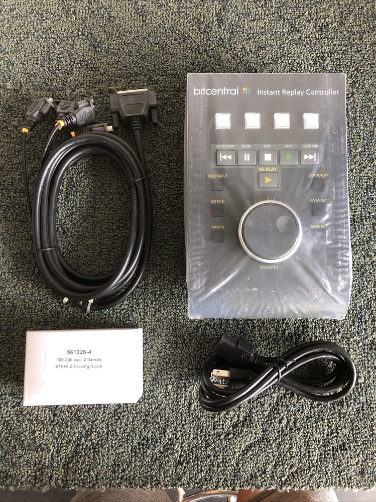 JL Cooper Bitcentral Instant Replay Control JL-BIT-JOG Enhanced Media Encoder