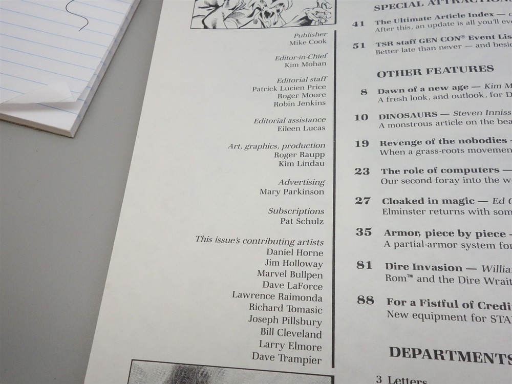 Dragon Magazine: Issue #112 August 1986 (TSR)