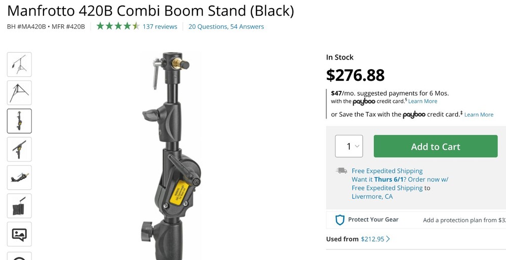 photography lighting stand