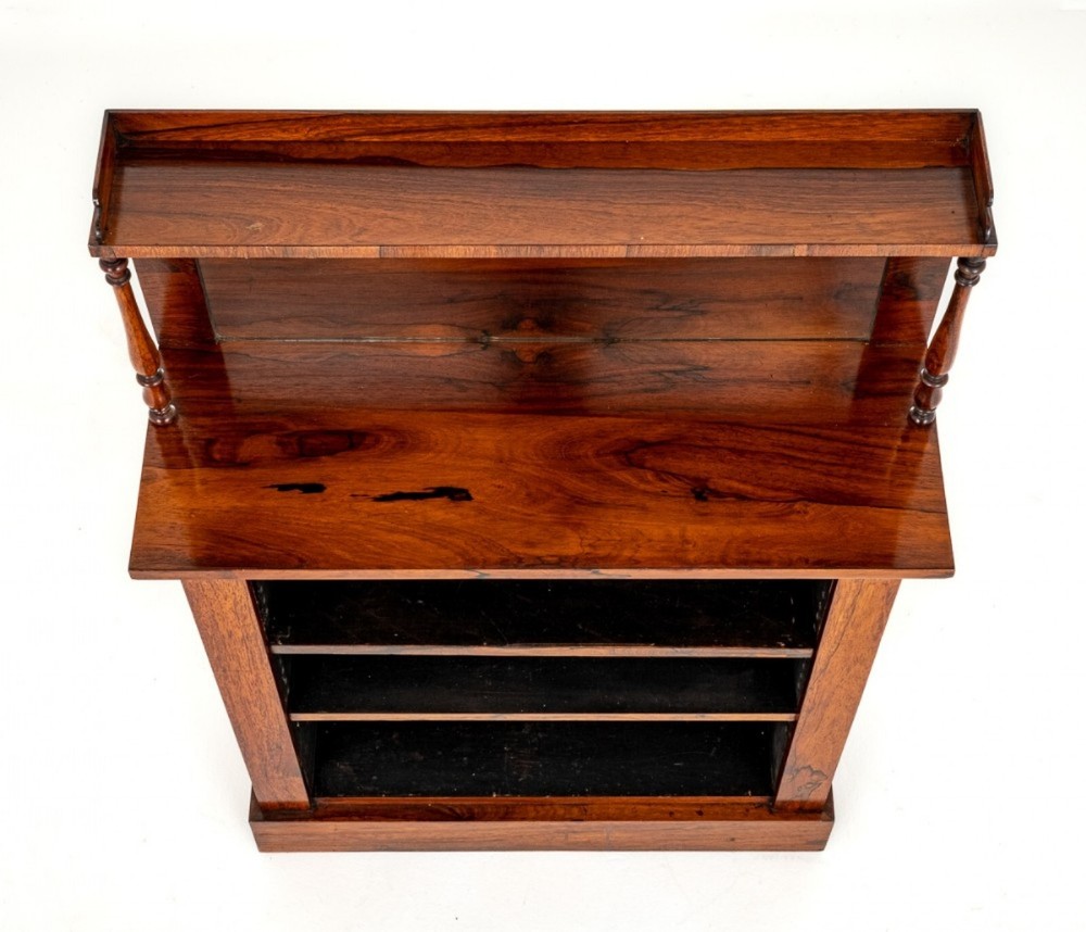Period Victorian Bookcase Open Front 1860