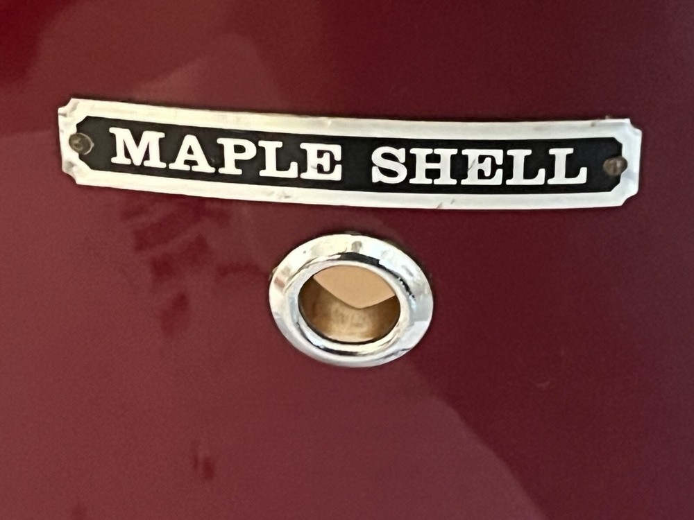 Pearl Vintage Maple Shell Maroon 14" Tom Drum