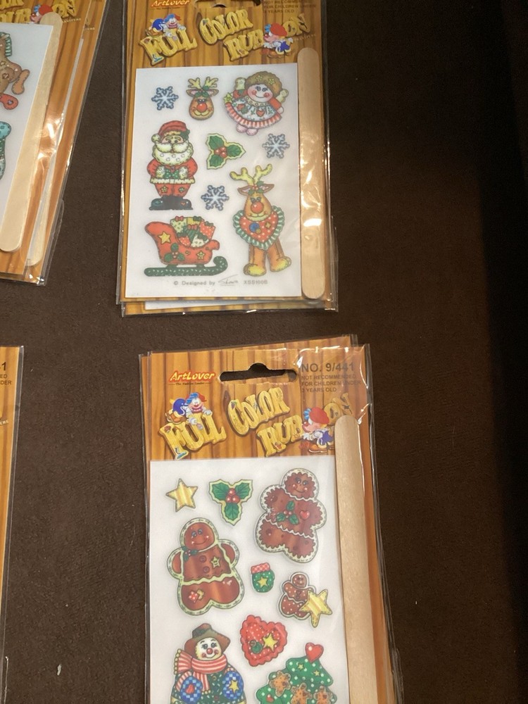 Christmas Rub Ons