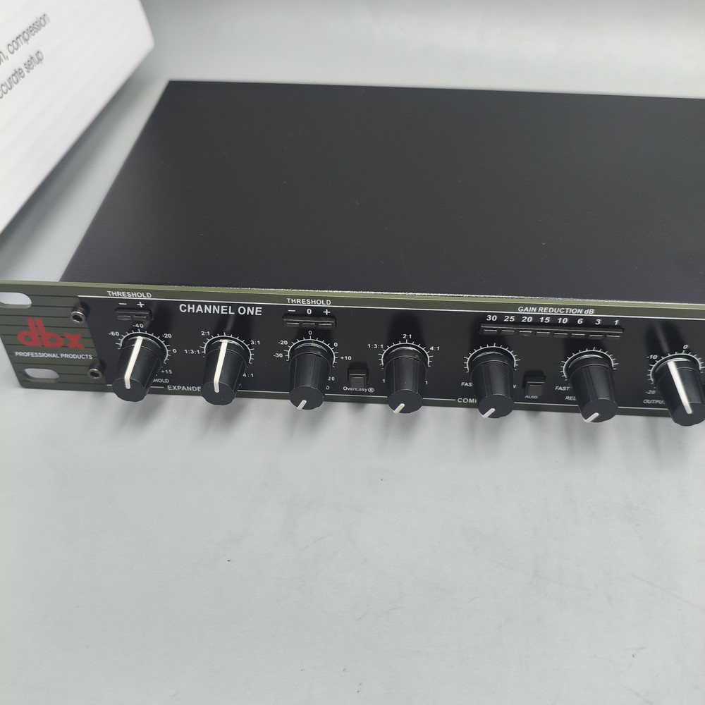 DBX 266xs Dual Channel Compressor Gate Dynamics Processor w/ Side Chain Insert