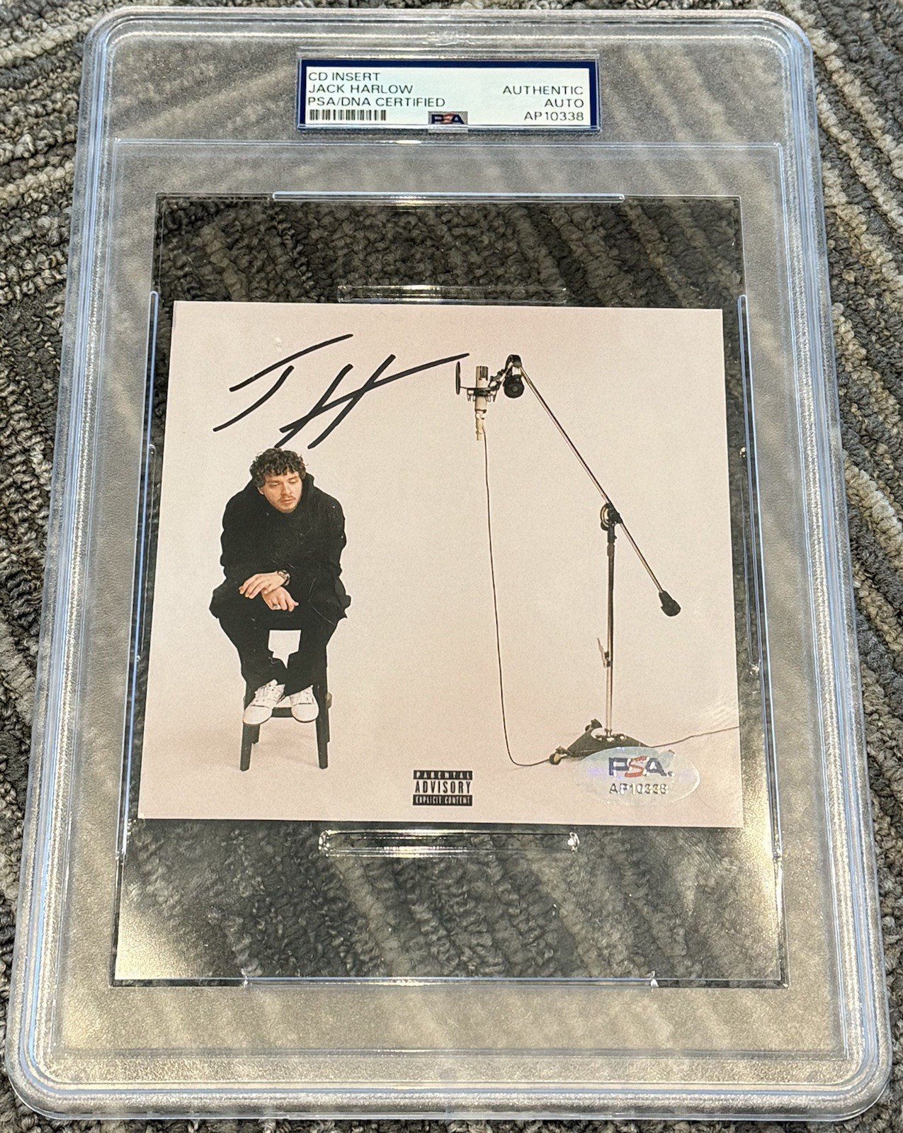 Jack Harlow Signed Autograph Come Home The Kids Miss You CD Booklet PSA/DNA QTY