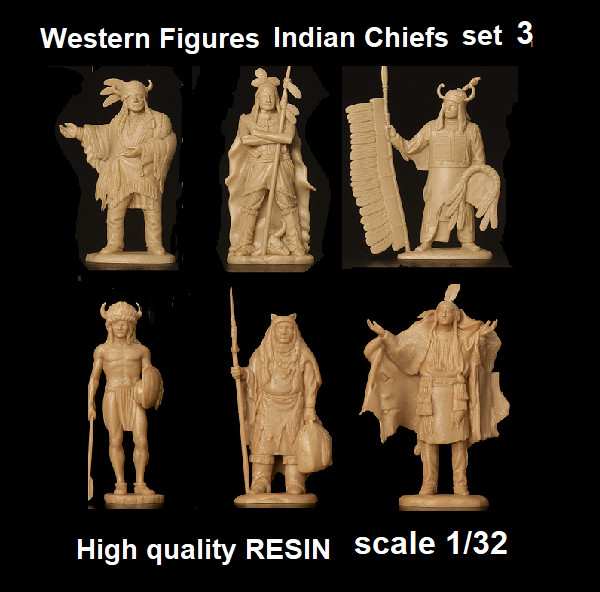 FIERDAN Indians  Scale 1:32 set 3