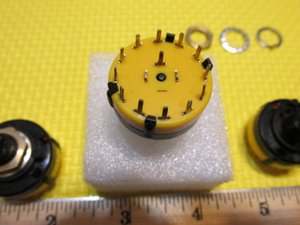 Rotary Switch Stackpole 1 Pole 2 to 12 Throw Position Adjustable Quantity of 1