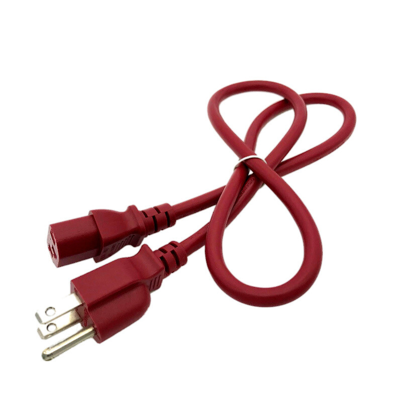 3' Red Power Cable for EPSON WORKFORCE PRINTER 315 600 610 615