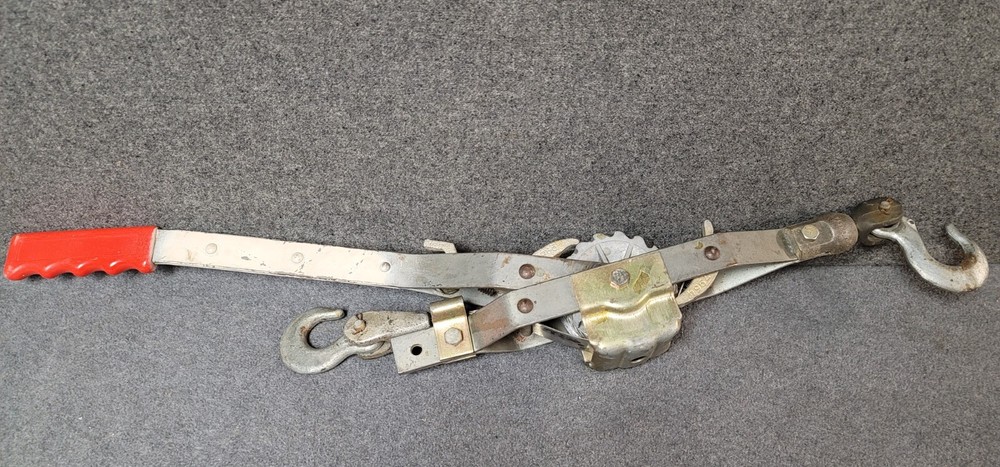 Winch Puller Come Along Power Pull 144S-6 1 Ton 12' Cable Length Used
