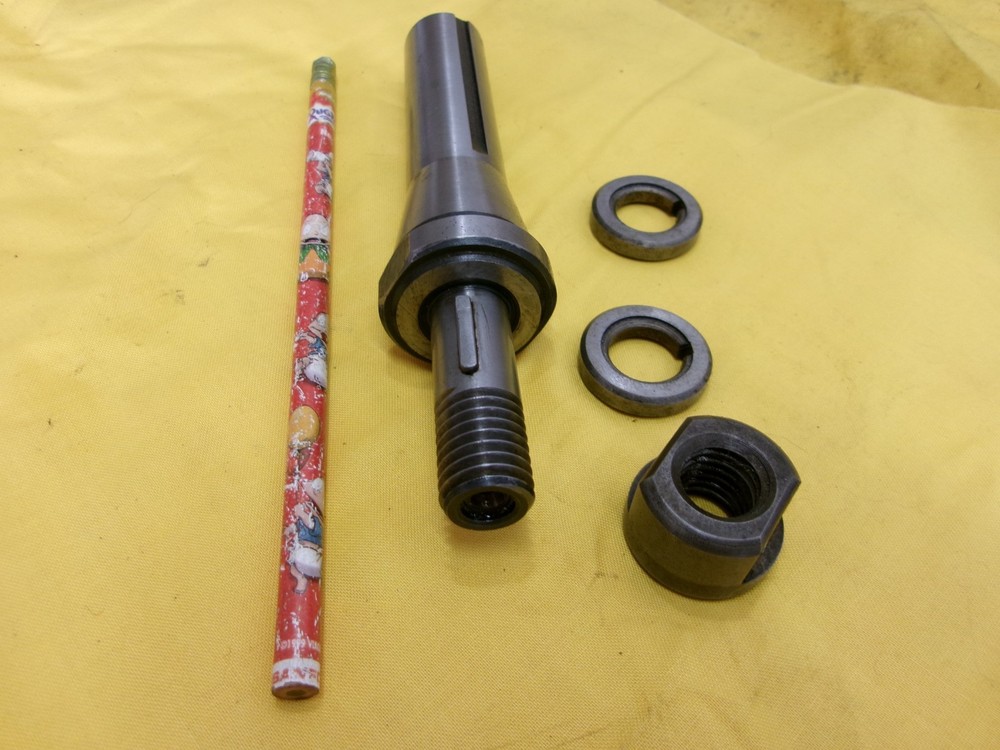 R8 SHANK x 5/8" STUB MILL ARBOR vertical horizontal milling machine tool BISON