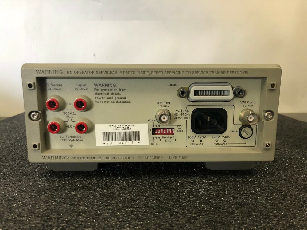 HEWLETT PACKARD 3478A MULTIMETER