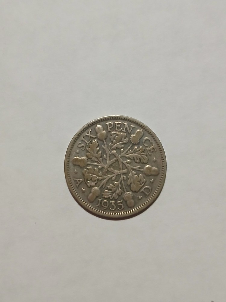 7 Sixpence Silver Coins