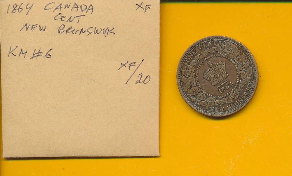 NEW BRUNSWICK - CENT 1864 - #3383