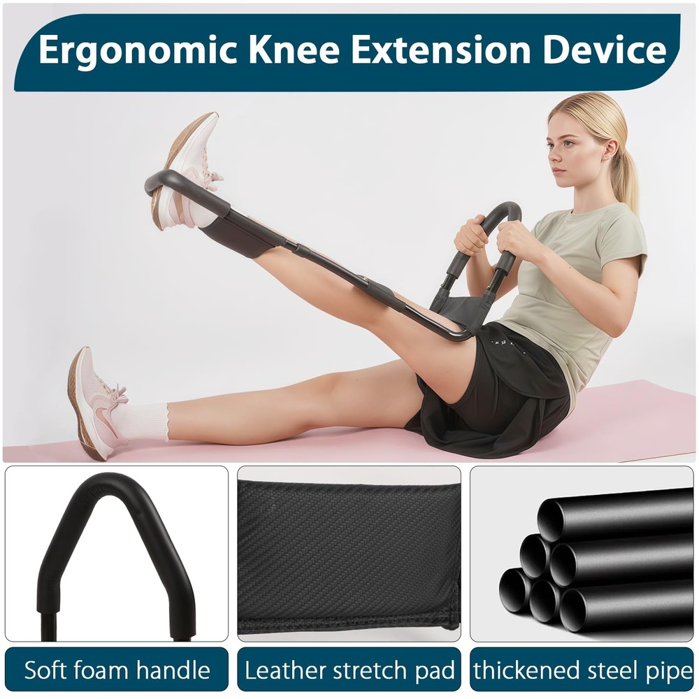 Hamstring Stretcher, Knee Extension Device, Adjustable Lower Back Stretcher, ...