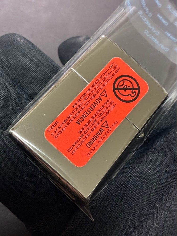 Zippo USS RONALD REAGAN CVN 76 Silver One Sided Processing Lighter Regular Japan