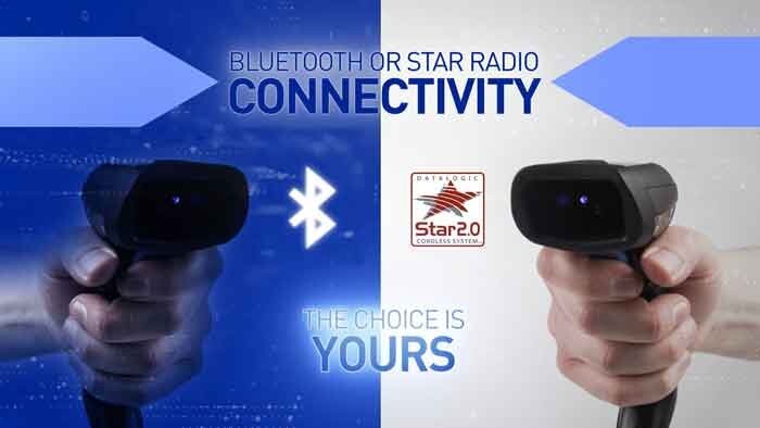 Datalogic QBT2500-BK-BTK1 1D/2D Barcode Wireless Bluetooth Scanner USB Kit