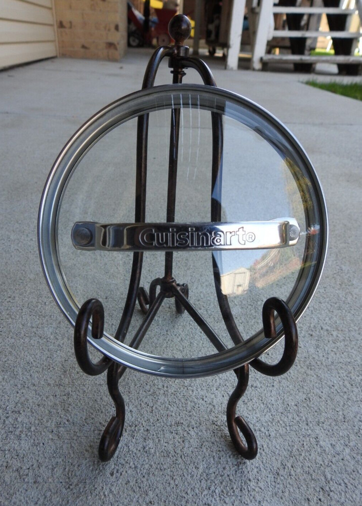 CUISINART Glass Replacement Lid 6" Diameter 5 3/8"  inside Diameter