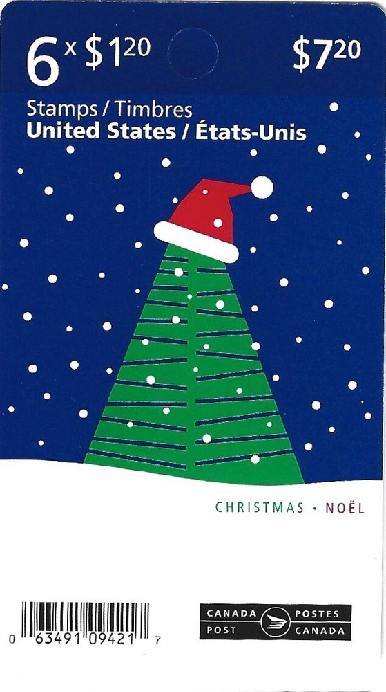 Canada 2016 BK657 #2957 Christmas (Santa Hat on Tree) - Unused