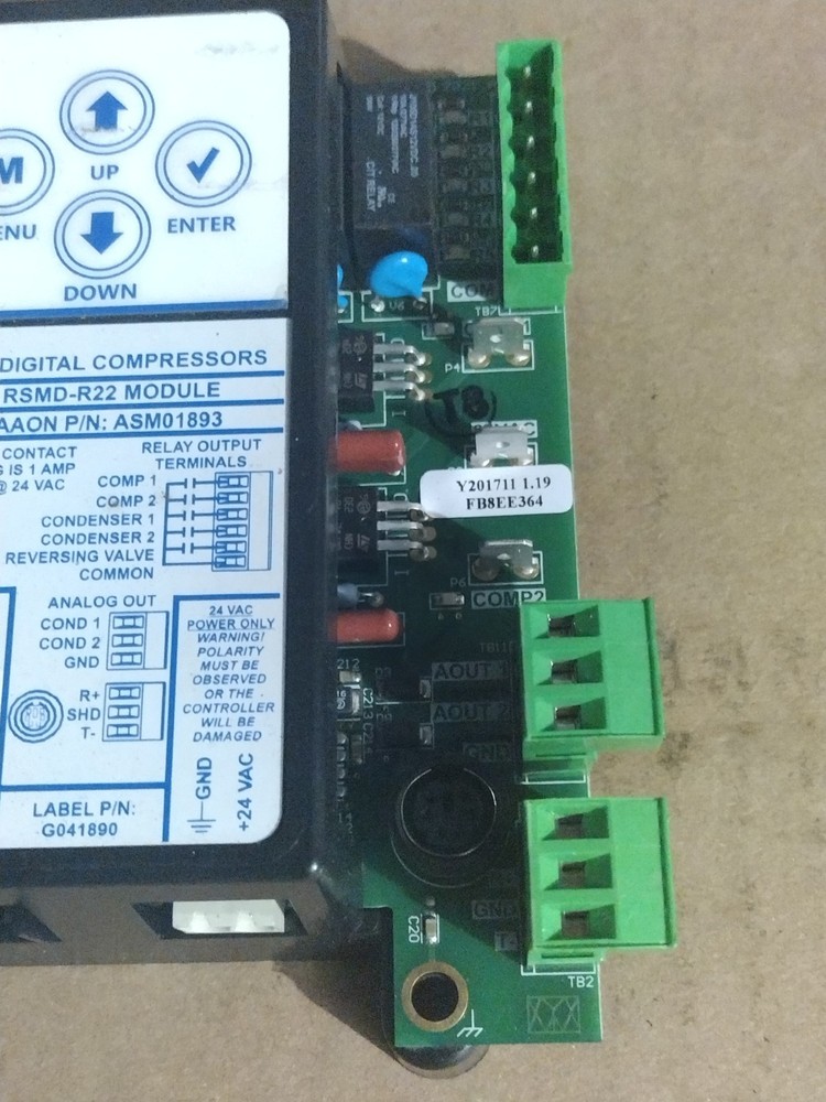 AAON RSMD-R22 Module P/N: ASM01893 RSM For Digital Compressor