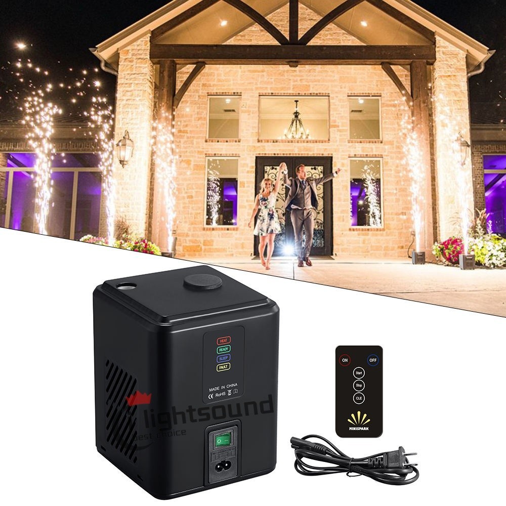 2pc Mini Cold Pyro Fireworks Machine 350W Cold Sparkler Machine Fast Ship