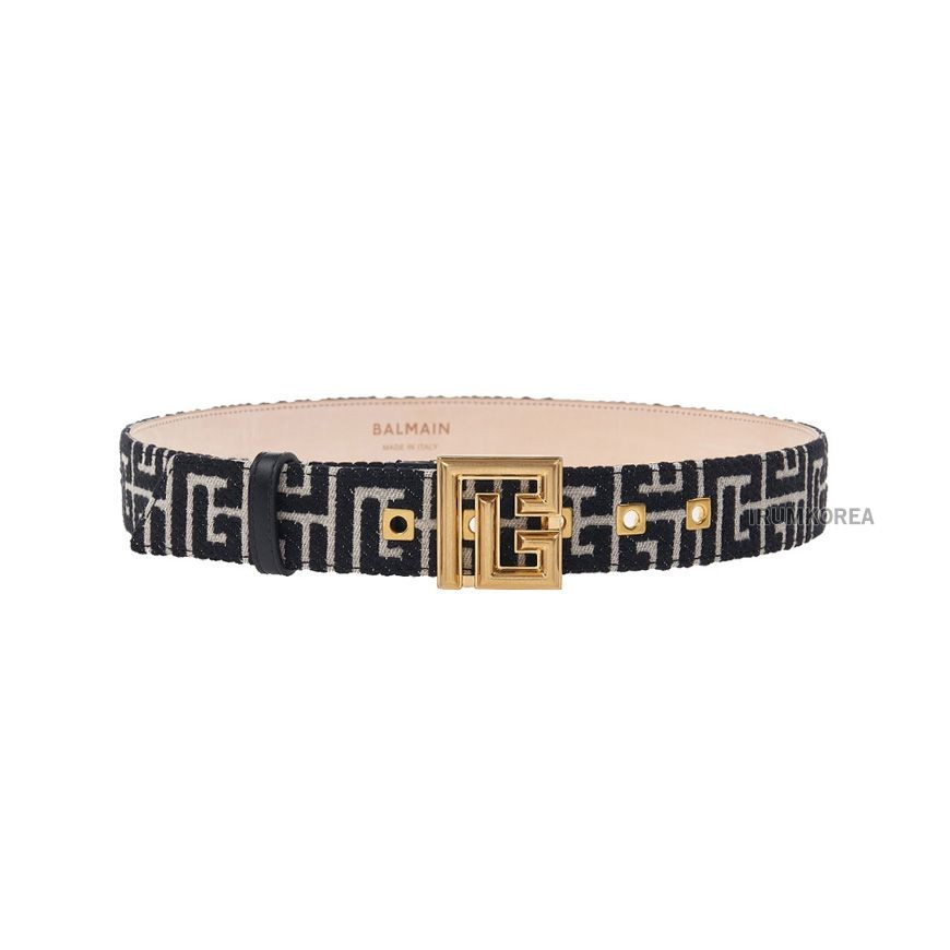 Balmain Jacquard Fabric Belt 45720070