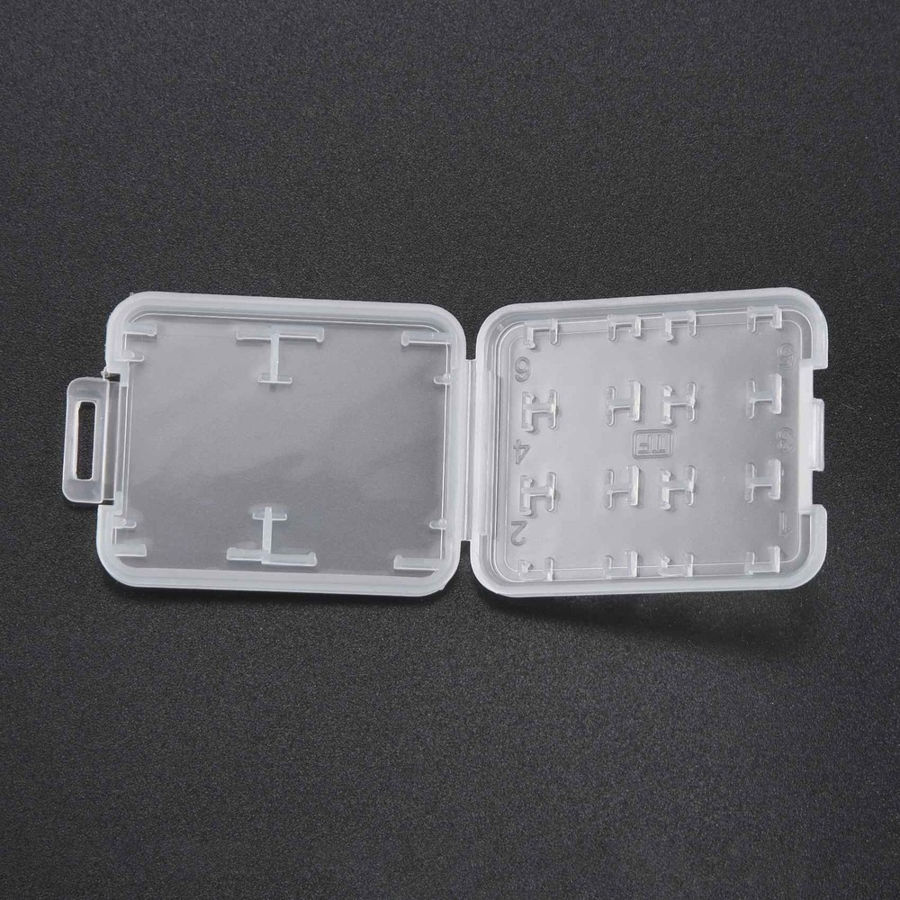 Eight in Plastic Micro SDHC TF MS Memory Card Storage Case Box Protector3277