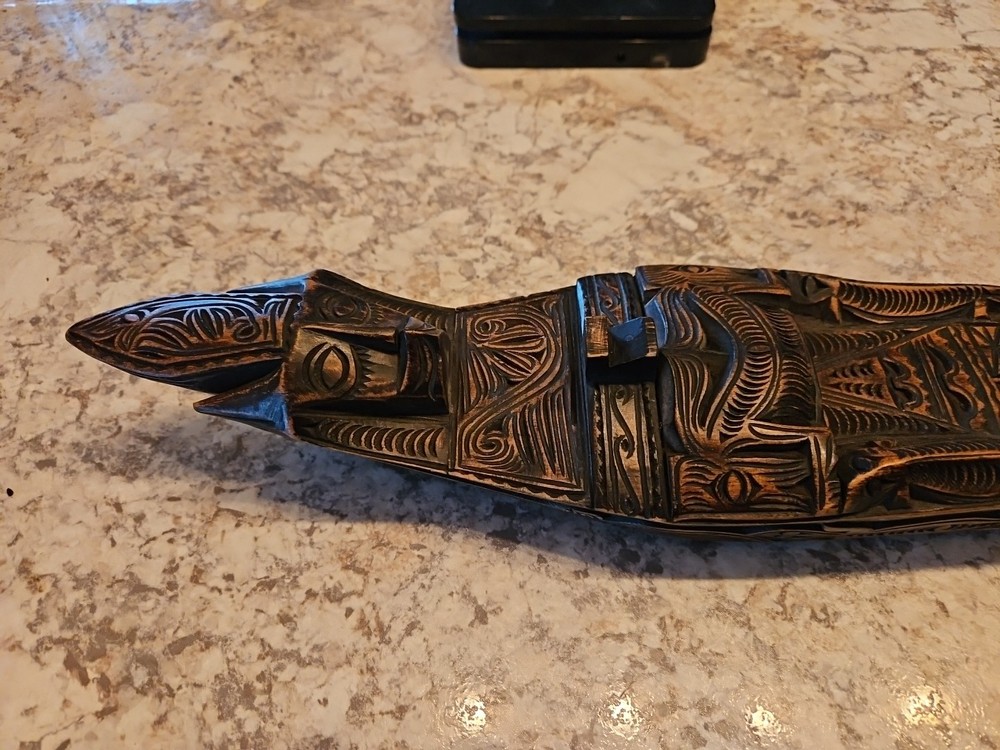 Hasapi Lute wood 2 string musical instrument