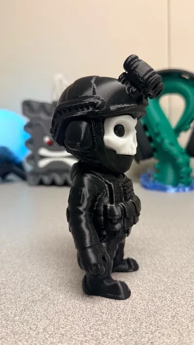 COD Ghost Keychain – COD Gamer Mini Figure