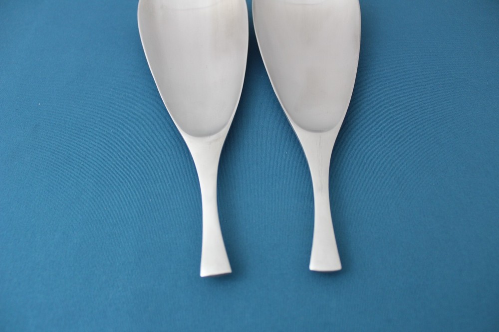 Dansk ODIN Germany Serving (2pc Set) Solid Serving Fork Spoon Satin 8 3/4"