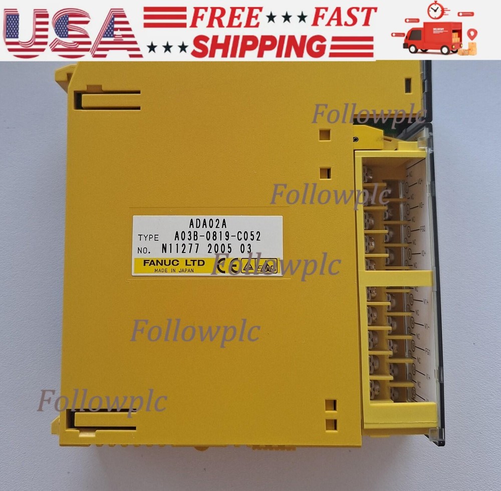 Fanuc A03B-0819-C052 analog output module ADA02A.