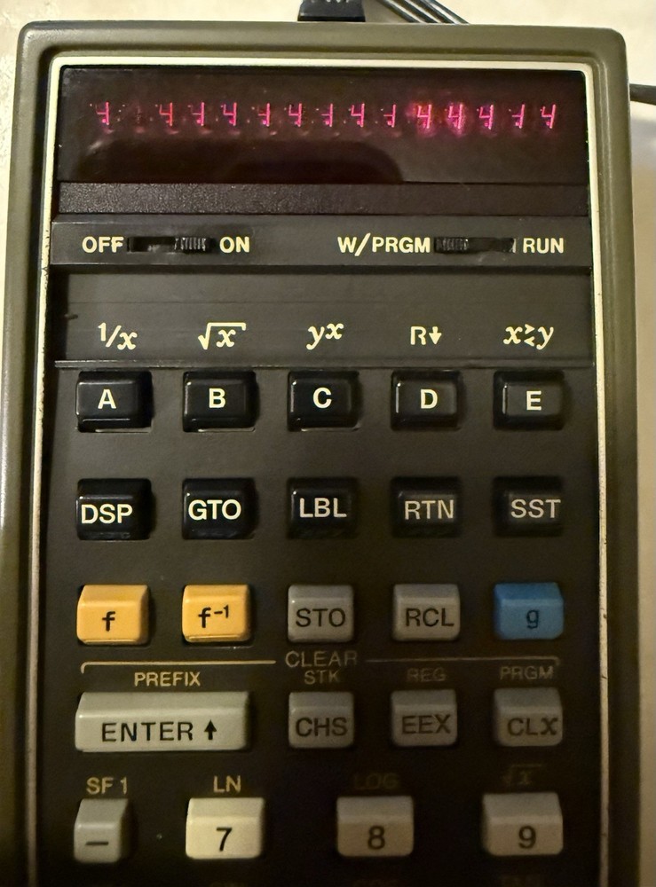 Hewlett Packard HP-65 Calculator W/ Case, Cards/ Programs, Manuals, Charger ++