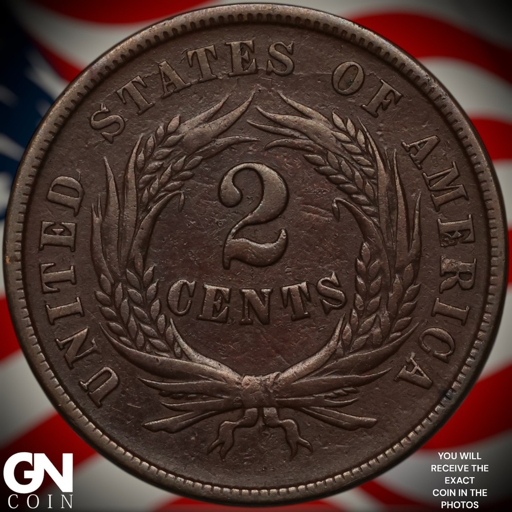 1865 2 Cent Piece Z8736