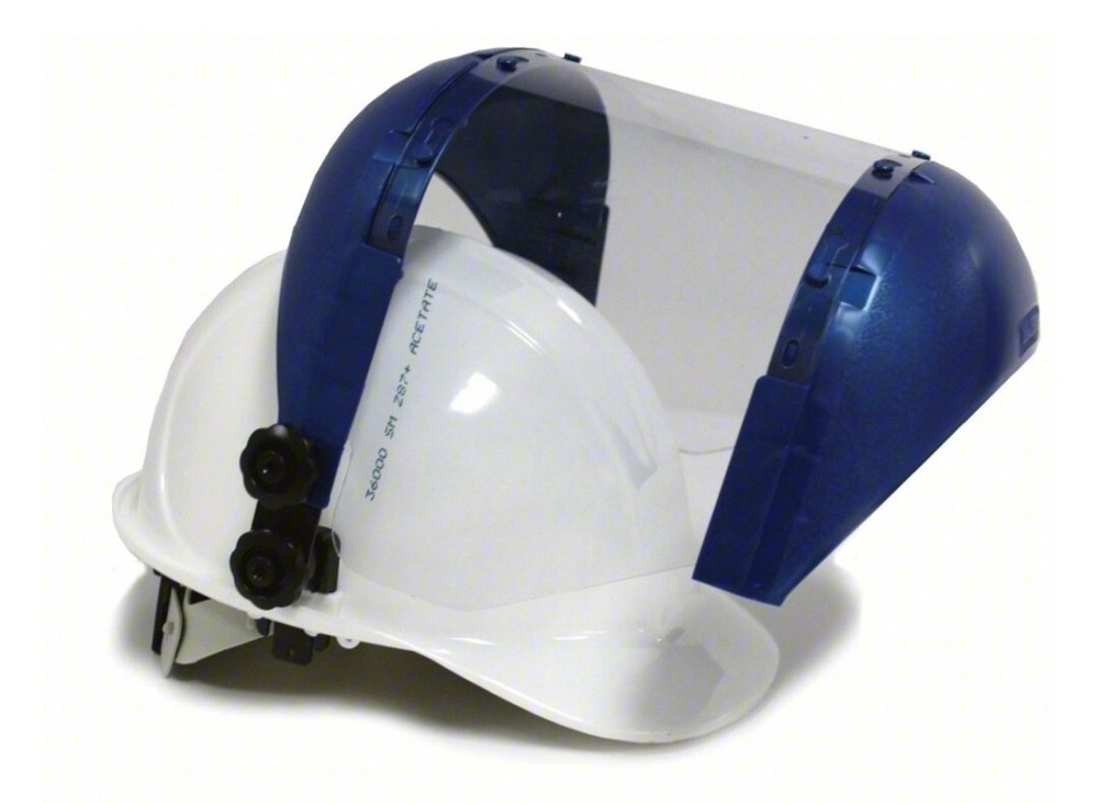 SELLSTROM Face Shield Visor: Clear, Polycarbonate, 6.5 in Visor Ht