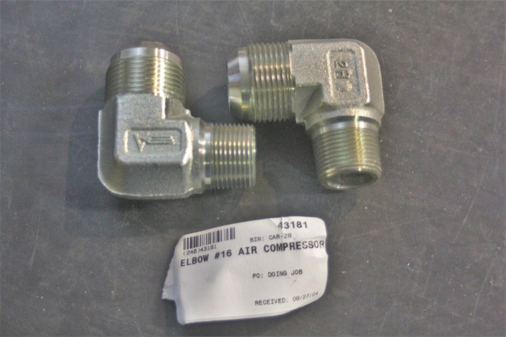 Air Compressor Elbow No. 16 2Pk