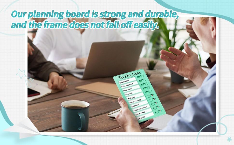 4 Pieces Chore Chart for Kids Multiple Kids - Sliding Routine Chart Reusable ...