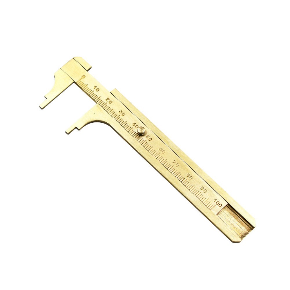 100M Mini Brass Caliper Gauge Measuring Tool for