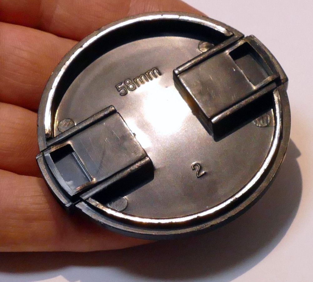 58mm Snap on type Front Lens Cap