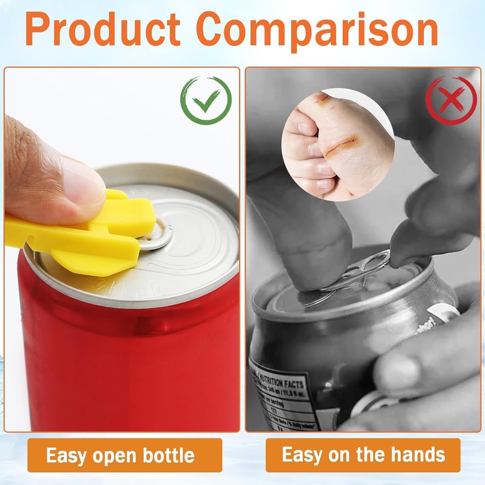 Easy Can Opening Solution: 18-Pcs Dustproof Manual Opener Set in Multiple Colors