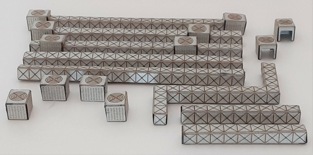 Rooftop Ductwork - 19pcs - Z Scale - Laser Cut