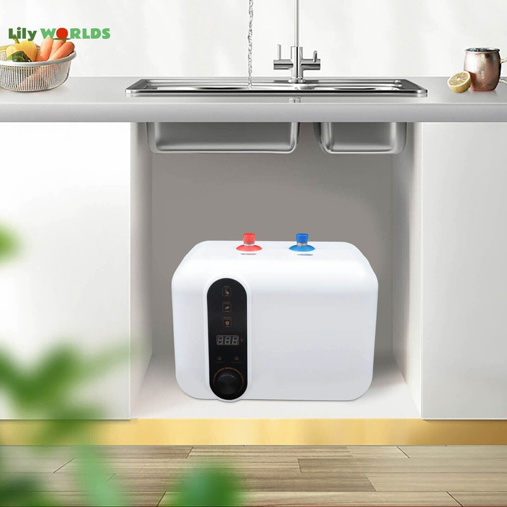 10L 110V RV Instant Electric Hot Water Heater Shower Compact Mini-Tank Storage