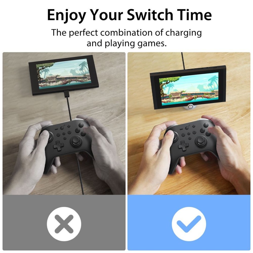 Tiny Charging Stand For w/USB Nintendo Switch/Switch Lite/OLED Charging Stand
