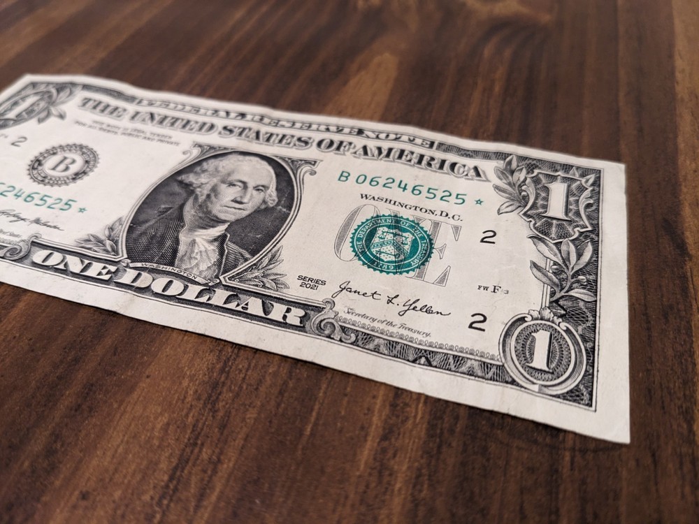 2021 $1 Star Note # B06246525* Rare